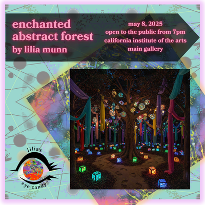 Immerse Yourself in Lilia's Enchanted Abstract Forest
