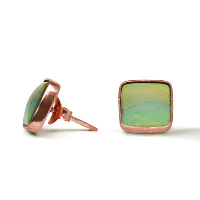 square stud earrings