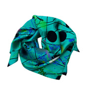 Mulberry Silk Luxury Scarf- Beneath the Sea WHOLESALE