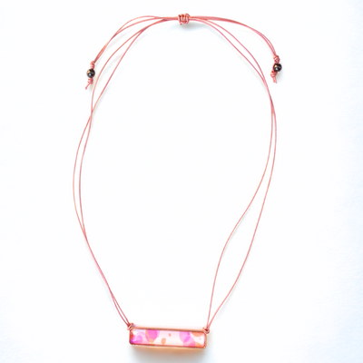 leather statement necklace