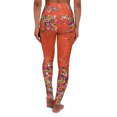 High Waisted Yoga Leggings- Pumpkin's Inner Realm