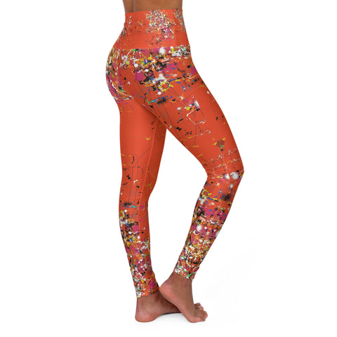 High Waisted Yoga Leggings- Pumpkin's Inner Realm