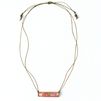 leather statement necklace