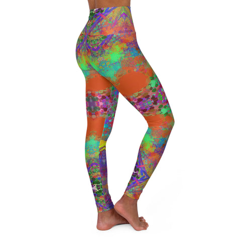 High Waisted Yoga Leggings- Daybue Celebration