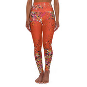 High Waisted Yoga Leggings- Pumpkin's Inner Realm