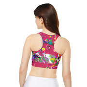 Fully Lined, Padded Sports Bra- Gene Therapy