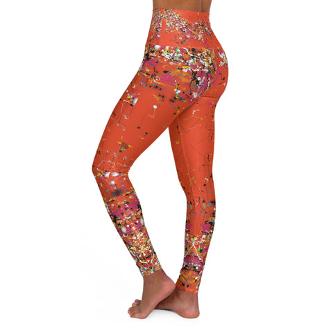 High Waisted Yoga Leggings- Pumpkin's Inner Realm