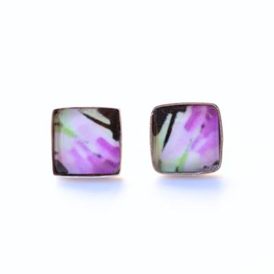 square stud earrings