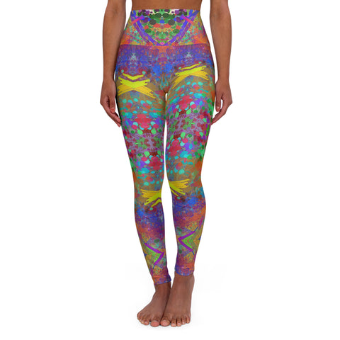 High Waisted Yoga Leggings- Daybue Celebration