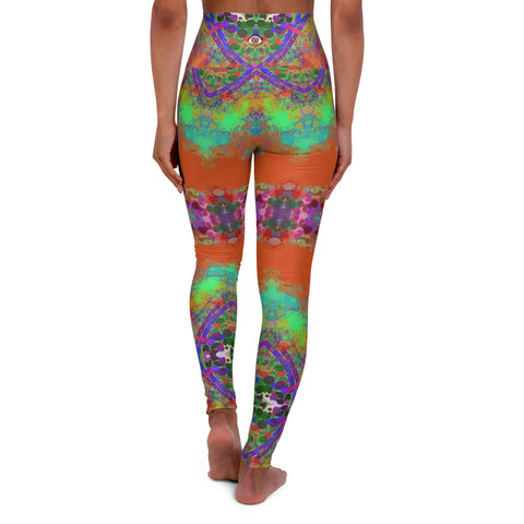 High Waisted Yoga Leggings- Daybue Celebration