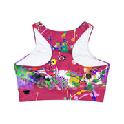 Fully Lined, Padded Sports Bra- Gene Therapy