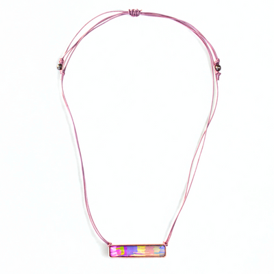 leather statement necklace