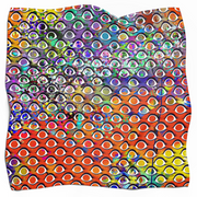 luxury silk scarf | eye logo 1