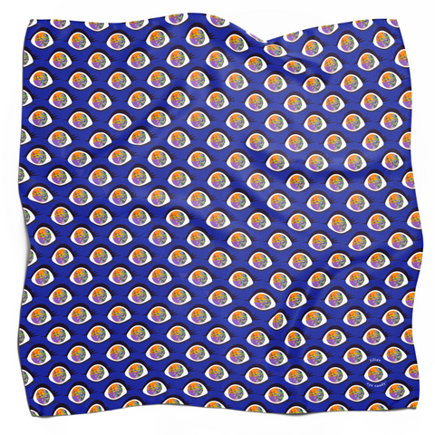luxury silk scarf | eye logo 2