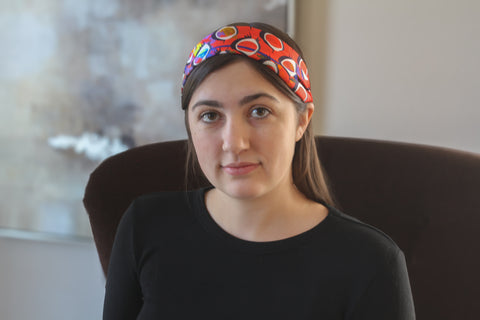 luxury silk scarf | eye logo 1