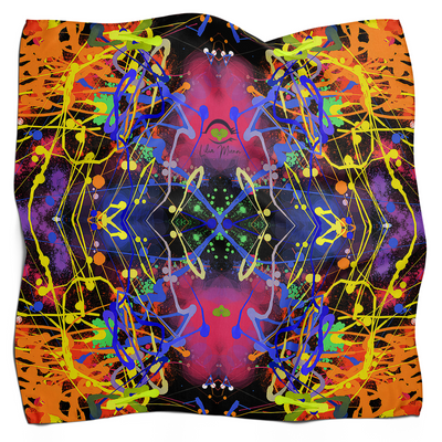 Mulberry Silk Luxury Scarf- Nebula 1