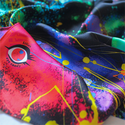 luxury silk scarf | nebula 2 | WHOLESALE