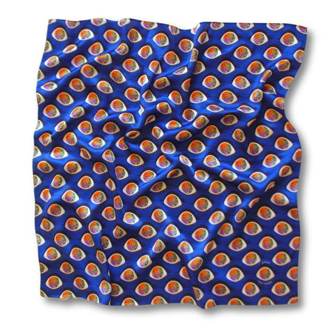 luxury silk scarf | eye logo 2