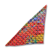 luxury silk scarf | eye logo 1