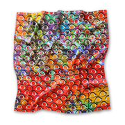 luxury silk scarf | eye logo 1
