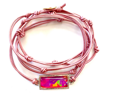WHOLESALE | women's leather charm bracelet